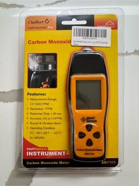 Cheffort AS8700A Handheld Carbon Monoxide Meter NIP